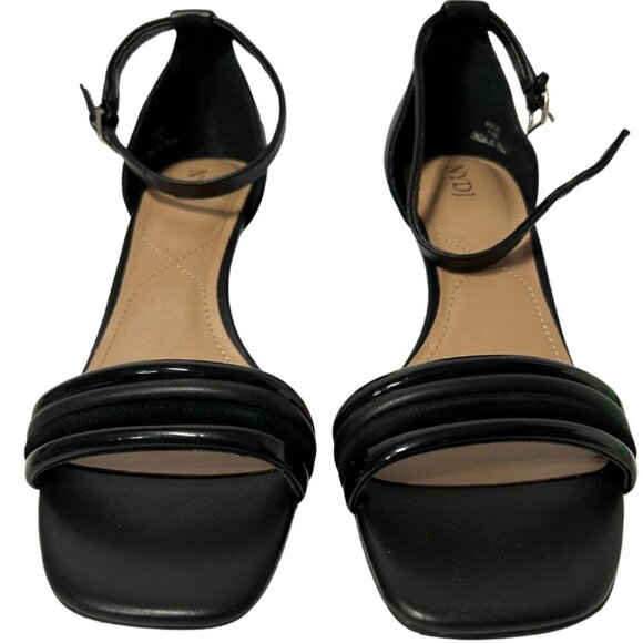 NYDJ Shoes - NWT NYDJ Addie Leather Heels Women's Size 7.5 Black